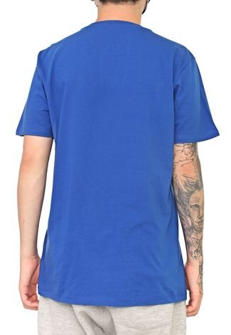 Camiseta New Era Básico Essentials Logo Azul