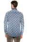 Camisa Polo Wear Estampada Azul - Marca Polo Wear