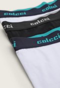 Kit 3pçs Cueca Colcci Boxer Logo Branca - Marca Colcci