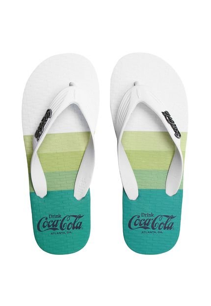 Chinelo Coca Cola Shoes Logo Branco - Marca Coca Cola