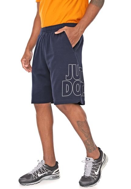 Bermuda Nike Sportswear Reta Nsw Just Doit Azul-marinho - Marca Nike Sportswear