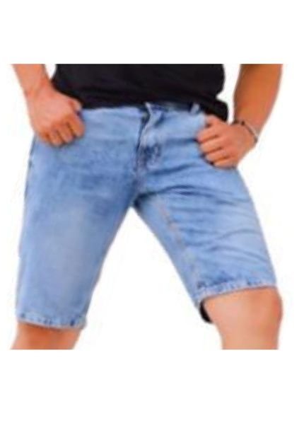Bermuda Jeans Plus Size Masculina Azul - Marca WJU JEANS