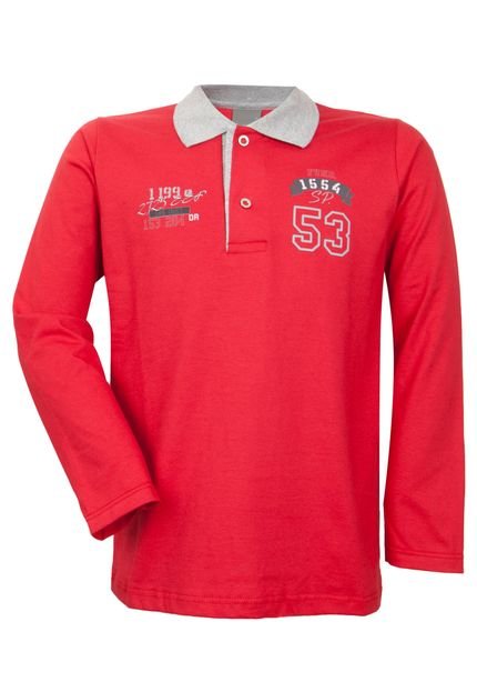Camisa Polo Malwee Abrac Vermelha - Marca Malwee
