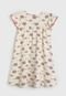 Vestido Milon Floral Off-White - Marca Milon