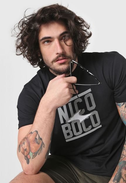 Camiseta Nicoboco Volcarona Preta - Marca Nicoboco