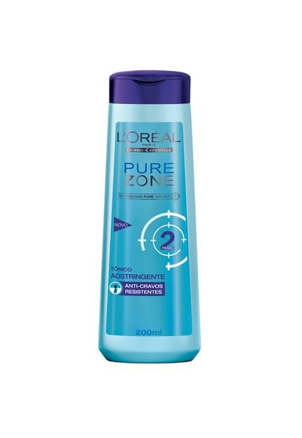 Tônico Anti-Acne L'Oréal Paris Pure Zone Adstringente 200ml - Marca L’Oreal Paris