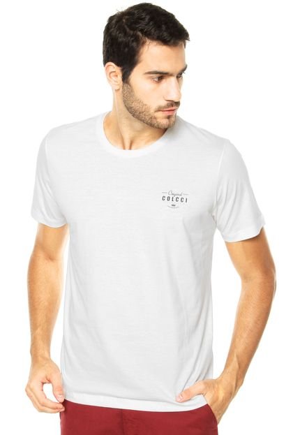 Camiseta Colcci Tag Off-White - Marca Colcci