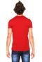 Camiseta Lacoste Bordado Vermelha - Marca Lacoste