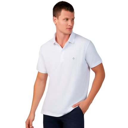 Camisa Polo Dudalina Pima Regular Ou24 Branco Masculino - Marca Dudalina