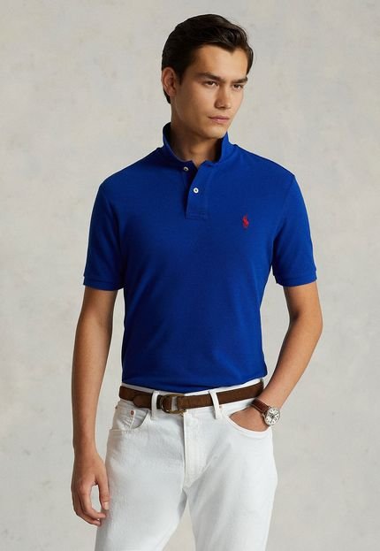 Polo de malha slim fit - Marca Polo Ralph Lauren