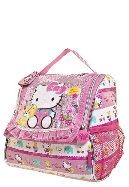 Lancheira Choice Hello Kitty Stitch Rosa - Marca Hello Kitty
