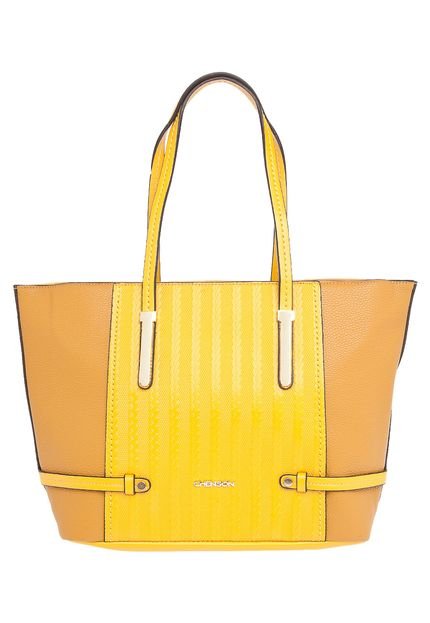 Bolsa Chenson Textura Amarela - Marca Chenson