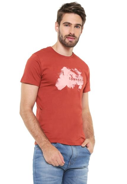 Camiseta Mr Kitsch Connect Laranja - Marca MR. KITSCH