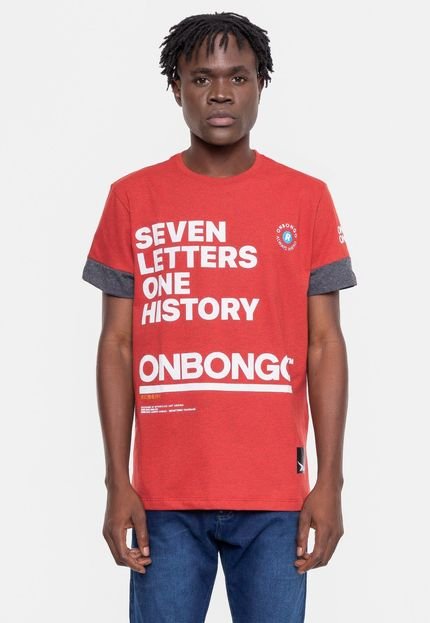 Camiseta Onbongo Seven Vermelha - Marca Onbongo