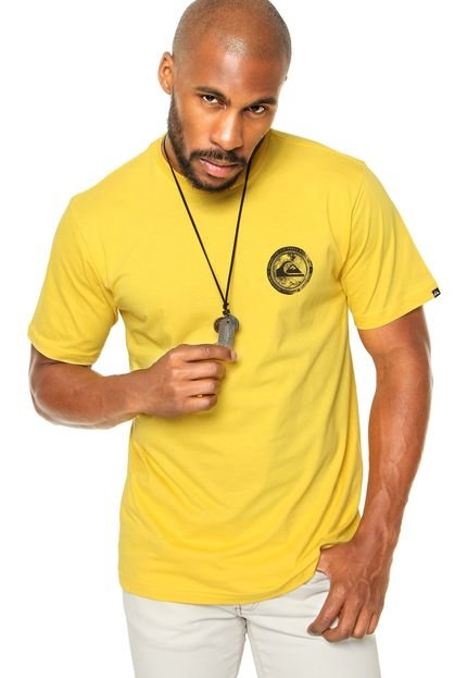 Camiseta Quiksilver Hollows Amarela - Marca Quiksilver