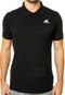 Camisa Polo adidas Performance Piquet Preta - Marca adidas Performance