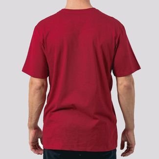 Camiseta Oakley Patch 2.0 Vermelha Escura