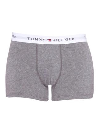 Cueca Tommy Hilfiger Cotton Stretch Trunk Cinza Pack 3UN