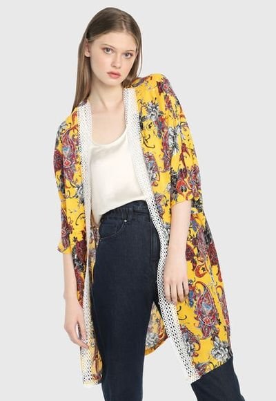 Kimono Amarillo-Multicolor - Compra Ahora | Colombia