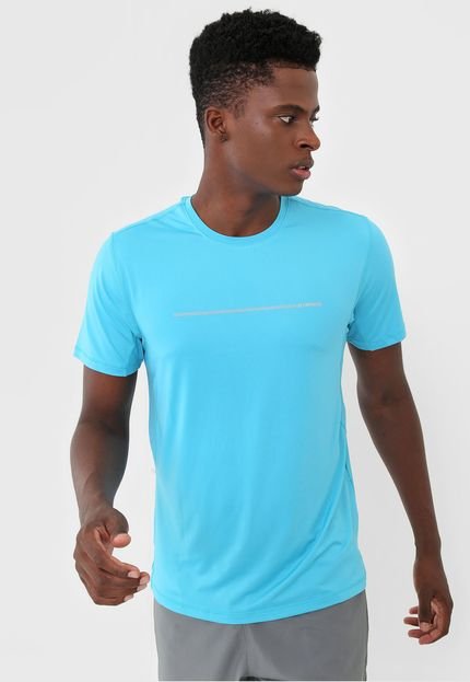 Camiseta Olympikus Run Line Azul - Marca Olympikus