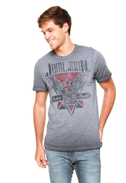 Camiseta John John Regular Fit Cinza - Marca John John