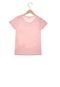 Camiseta Colcci Fun Check Rosa - Marca Colcci Fun