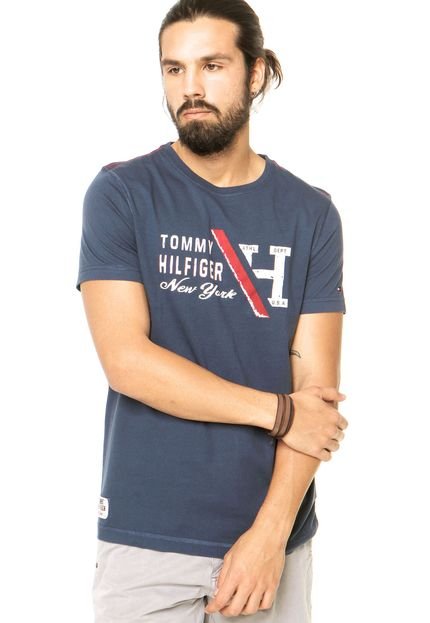 Camiseta Tommy Hilfiger Carley Azul - Marca Tommy Hilfiger