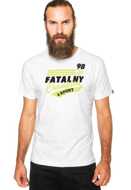 Camiseta Fatal Champions Branca - Marca Fatal Surf