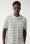 Camiseta GAP Reta Listrada Off-White - Marca GAP