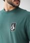 Camiseta Volcom Reta Estampada Verde - Marca Volcom