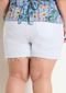 Short Sarja Branco Feminina Adulto Branca - Marca WJU JEANS