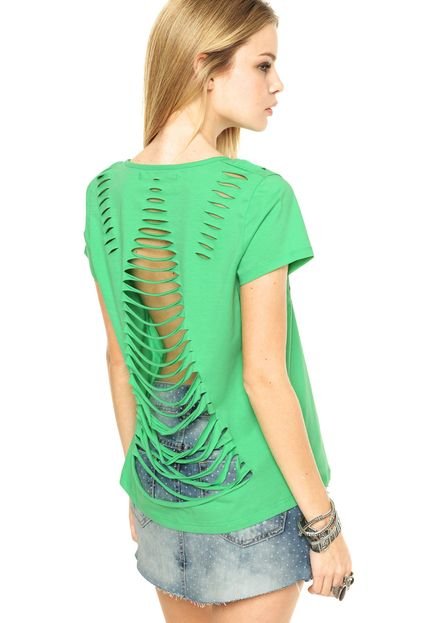 Camiseta Sommer Recortes Verde - Marca Sommer