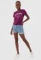 Blusa Aeropostale Lettering Roxa - Marca Aeropostale