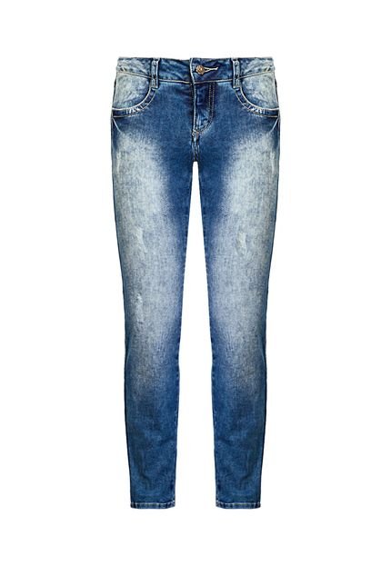 Calça Jeans Joy By Morena Rosa Skinny Cool Azul - Marca Joy By Morena Rosa