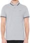 Camisa Polo Colcci Reta Faixas Cinza - Marca Colcci