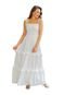 Vestido para Noiva Casamento Civil Longo Lastex Tomara que caia Branco - Marca Cia do Vestido
