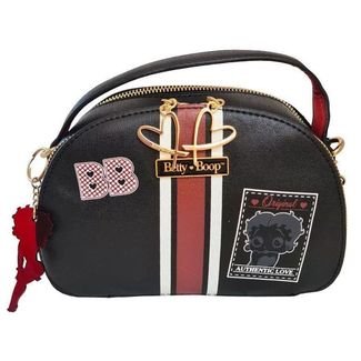 Bolsa Betty Boop Maletinha com chaveiro BP7902 Preto
