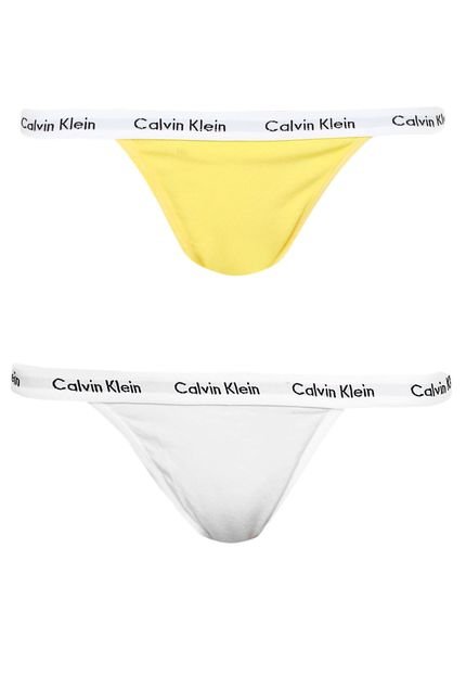 Kit 2 Calcinhas Calvin Klein Underwear String Multicolorido - Marca Calvin Klein Underwear