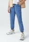 Calça Jeans Infantil Menina Jogger - Azul - Marca Hering