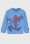 Blusa de Moletom GAP Homem Aranha Azul - Marca GAP