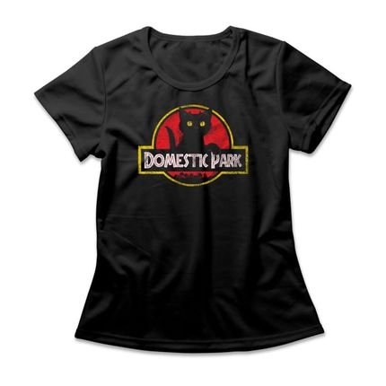 Camiseta Feminina Domestic Park - Preto - Marca Studio Geek 