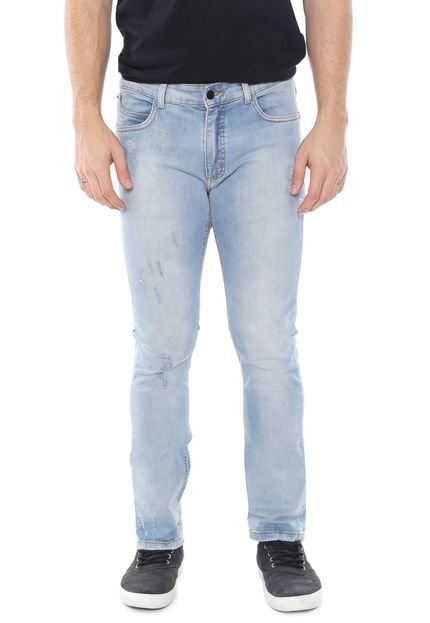 Calça Jeans Rip Curl Skinny Destroyed Used Azul - Marca Rip Curl