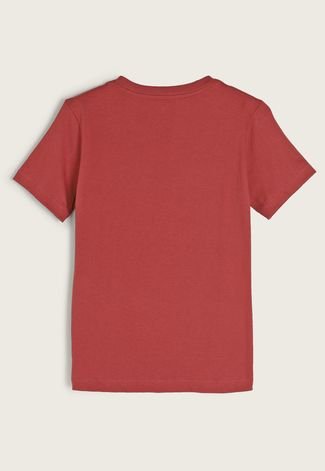 Camiseta Infantil Levis Logo Vermelha