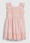 Vestido GAP Infantil Babado Rosa - Marca GAP