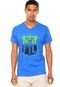 Camiseta Fatal Slim V Azul - Marca Fatal Surf