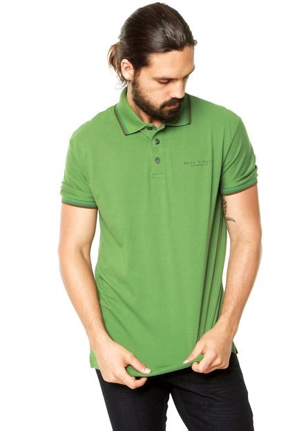Camisa Polo Ellus Slim Verde - Marca Ellus
