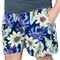 Short Estampado Tactel Elastano Extra Grande Plus Size floral  Azul - Marca Butu Biru