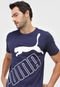 Camiseta Puma Big Logo Azul-Marinho - Marca Puma
