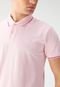 Camisa Polo Colcci Reta Logo Rosa - Marca Colcci