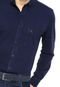 Camisa Polo Play Reta Custon Fit Azul - Marca Polo Play